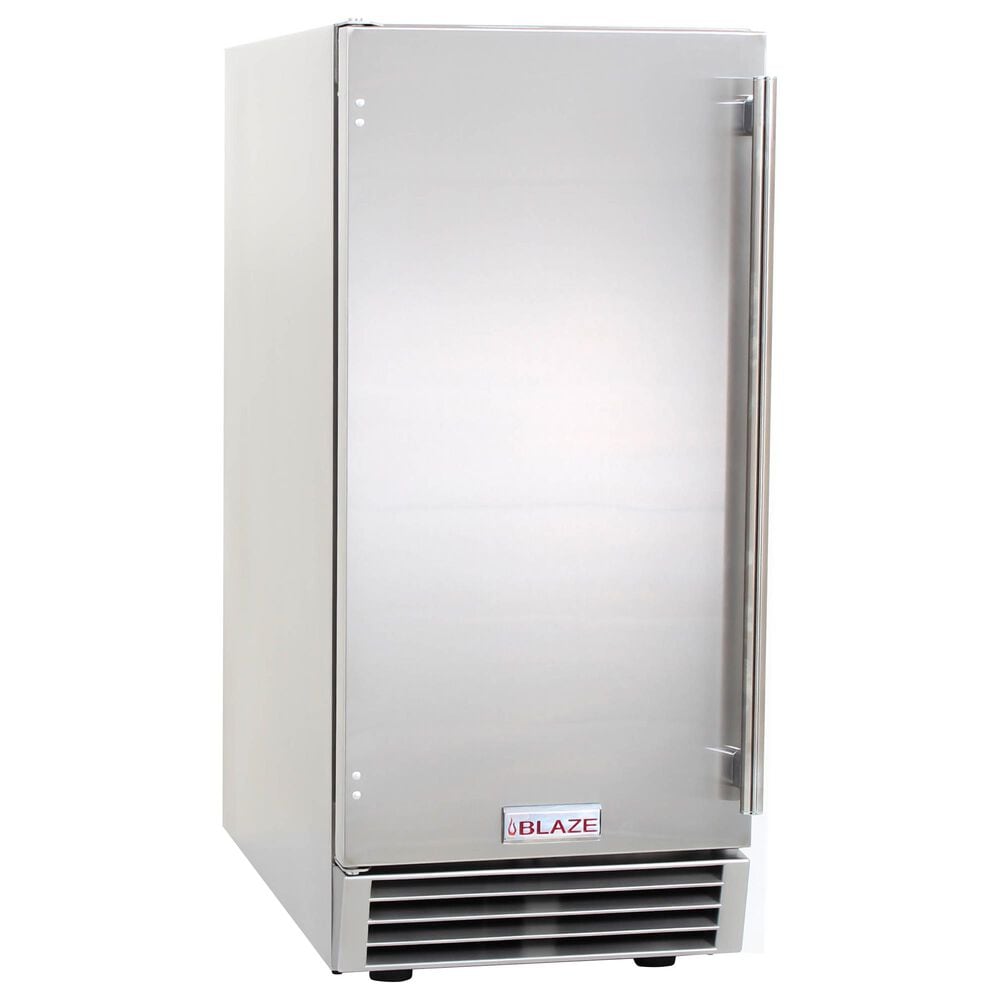 Blaze 15&quot; Outdoor Ice Maker with Gravity Drain in Stainless Steel, , large