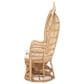 Baxton Studio Nerita Two-Seater Peacock Chair in White, , large