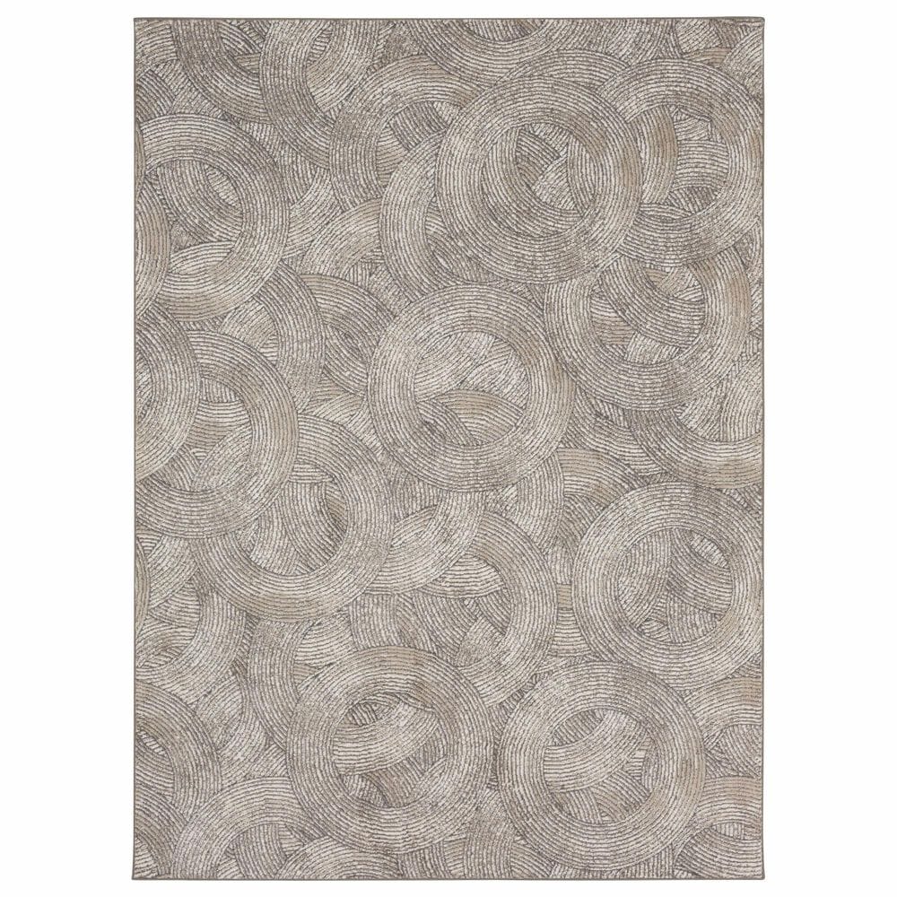 Stacy Garcia Home Rendition Olympia 8" x 11" Dim Grey Area Rug, , large
