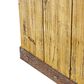 Maple and Jade 3-Piece Side End Pedestal Table Set in Oiled Brown, , large