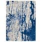 Nourison Twilight 2" x 3" Ivory and Blue Area Rug, , large