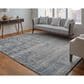 Feizy Eastfield Abstract 3" x 5" Blue and Beige Area Rug, , large