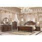 New Heritage Design Bella Notte Mirror in Mahogany Brown, , large