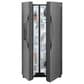 Frigidaire Gallery 25.6 Cu. Ft. Standard Depth Side-by-Side Refrigerator in Smudge Proof Black Stainless Steel, , large