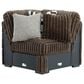Ashley Midnight-Madness 4-Piece Reversible Sectional in Chocolate, , large