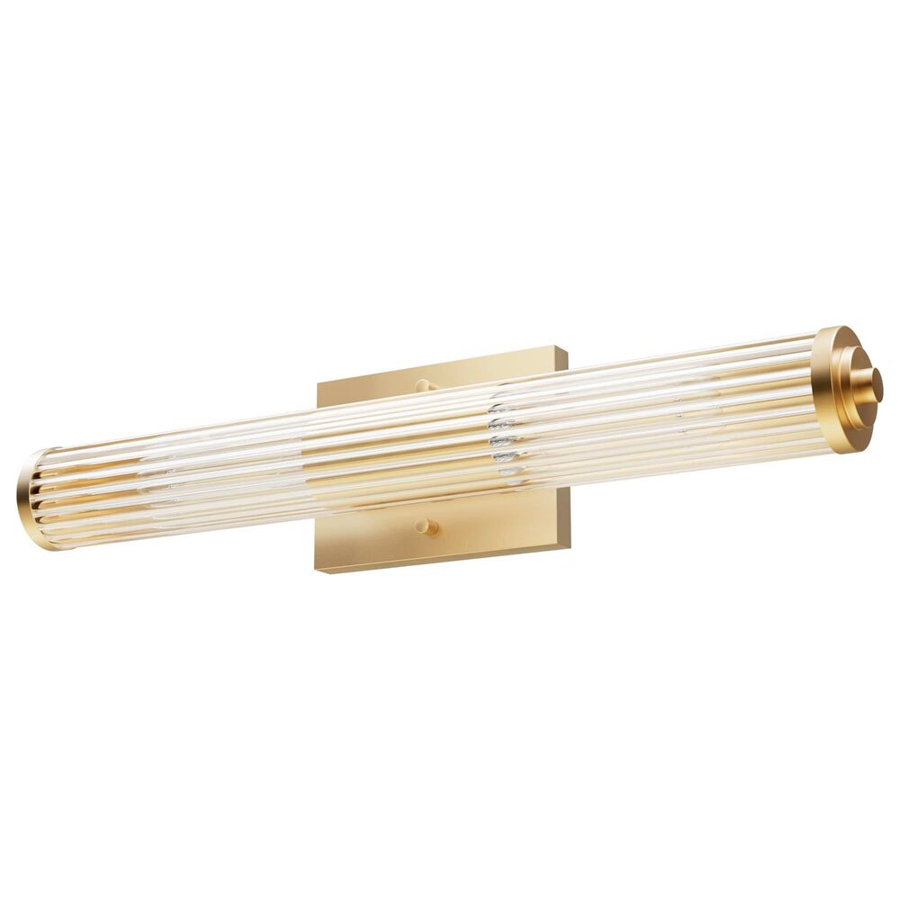 Hunter Holly Grove 24" 2-Light Vanity with Clear Shade in Alturas Gold, , large