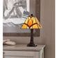 Cal Lighting 13.5" Tiffany Accent Lamp in Dark Bronze, , large