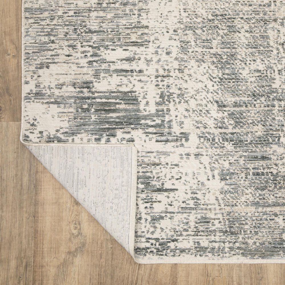 Oriental Weavers Soho SOH07 Grey 2&#39;7&quot; x 7&#39;7&quot; Runner, , large