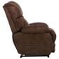 Catnapper Dawkins Power Lay Flat Recliner in Chocolate, , large
