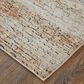 Feizy Sonora 7"10" x 10"3" Ivory and Blue Area Rug, , large