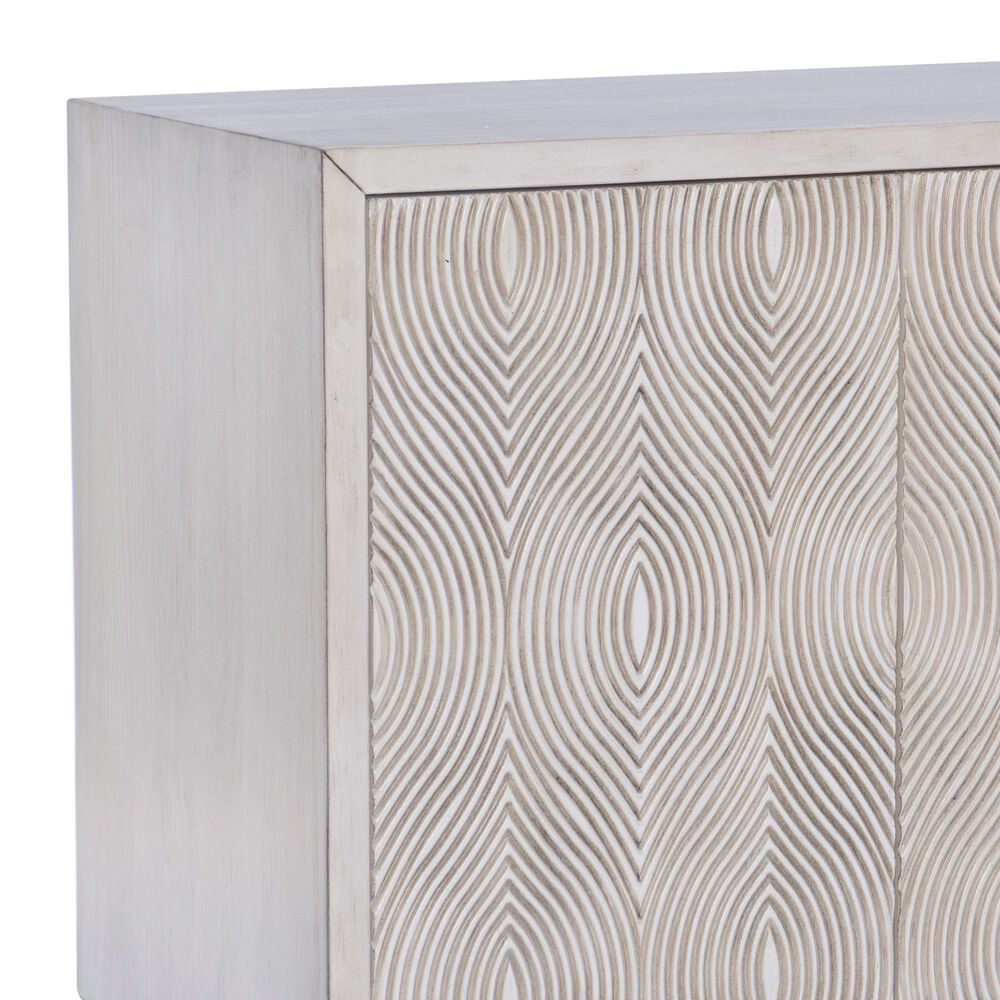 Linon Home Decor Jennison 2-Door Accent Cabinet in Antique White, , large