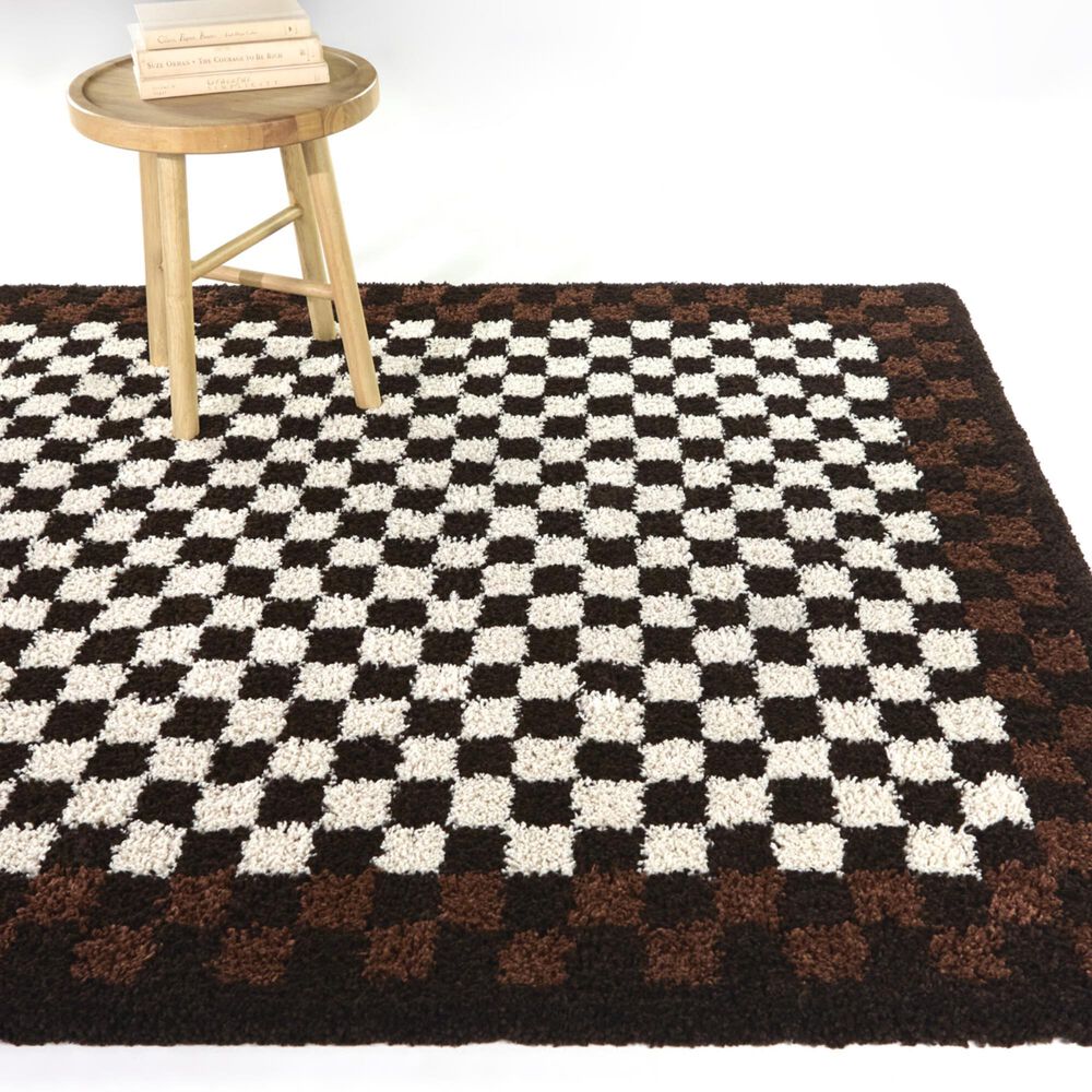 Balta Rugs Covey Brown and Cream 5' 3" x 7' Area Rug, , large