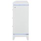 Global Furniture USA Alina 9-Drawer Dresser Only in White with LED, , large