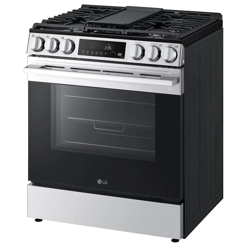 LG 5.8 Cu. Ft. Slide-in Gas Range in PrintProof Stainless Steel, , large