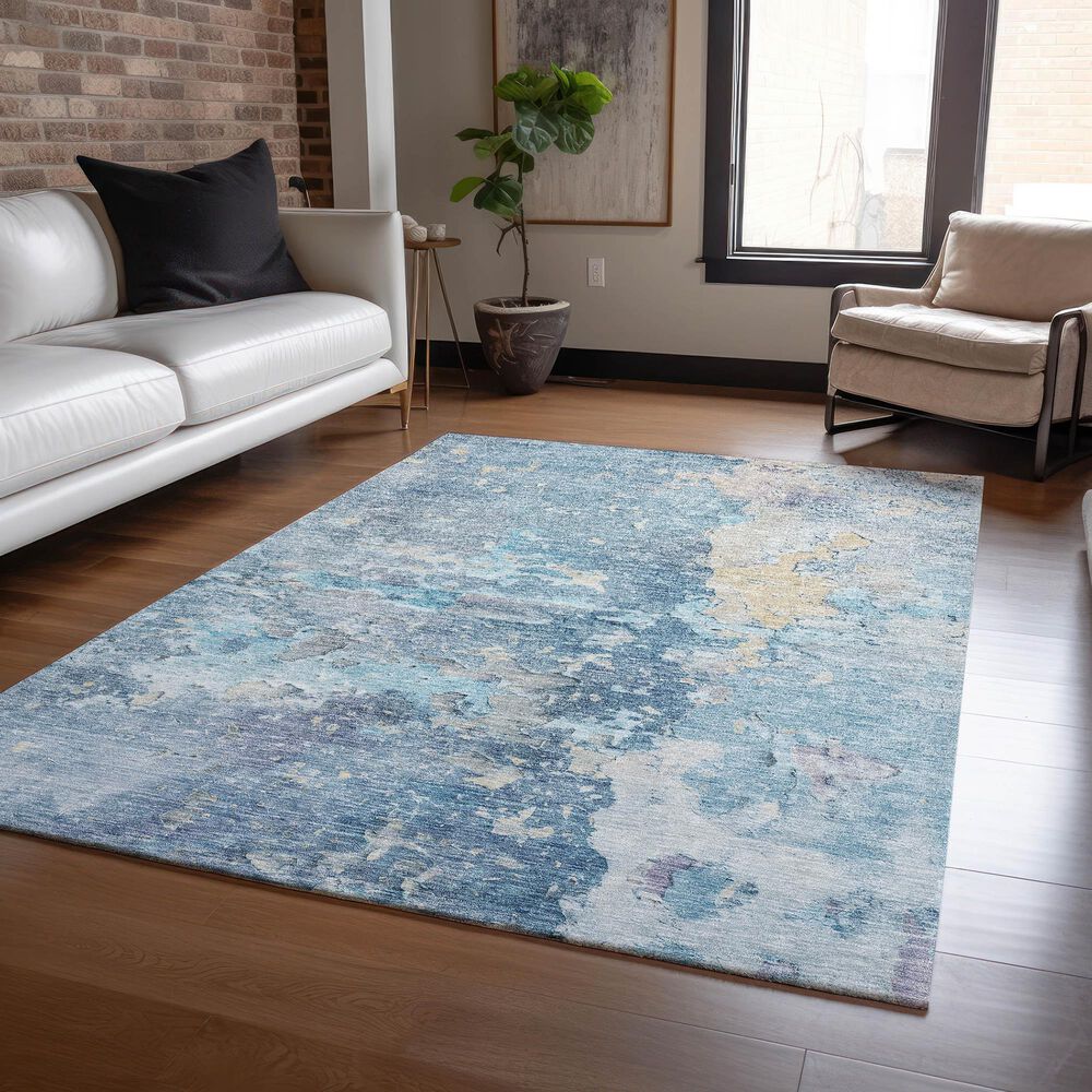 Dalyn Rug Company Ravenna RN3 5&#39; x 7&#39;6&quot; Blue Area Rug, , large