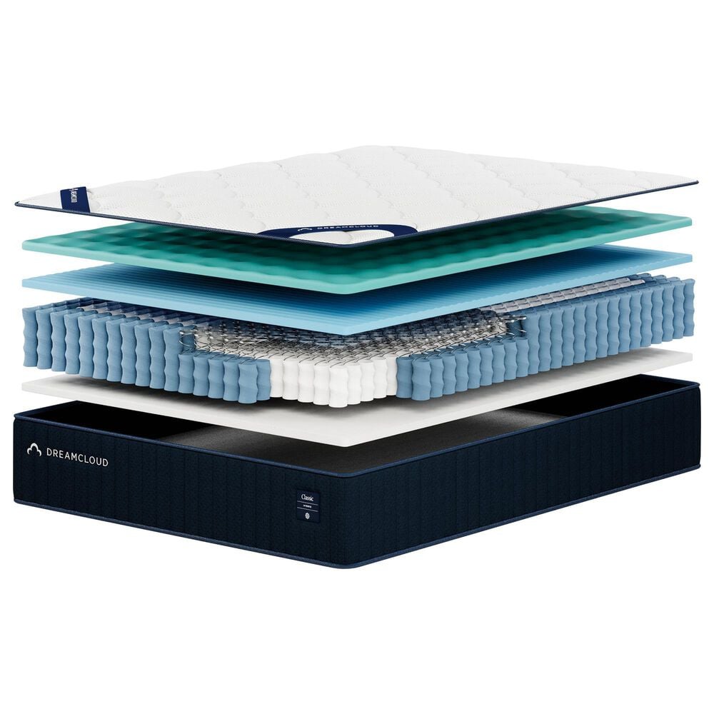DreamCloud Hybrid Classic 4.0 Medium Queen Mattress, , large