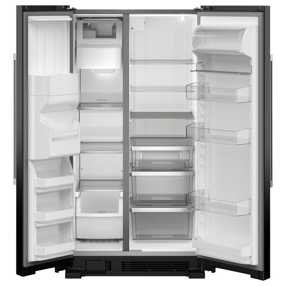 Maytag 25 Cu. Ft. Side-by-Side Refrigerator in Black, , large