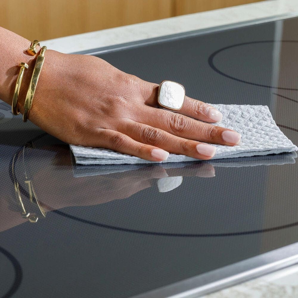 Cafe 2-Piece Kitchen Package with Matte Black 30" Smart Built-In Convection Double Wall Oven and Stainless Steel 36" Touch Control Induction Cooktop, , large