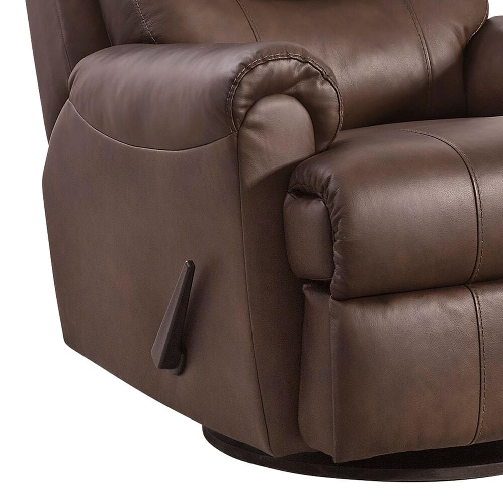 Kelsey Nosal Flynwood Manual Swivel Glider Recliner in Espresso, , large