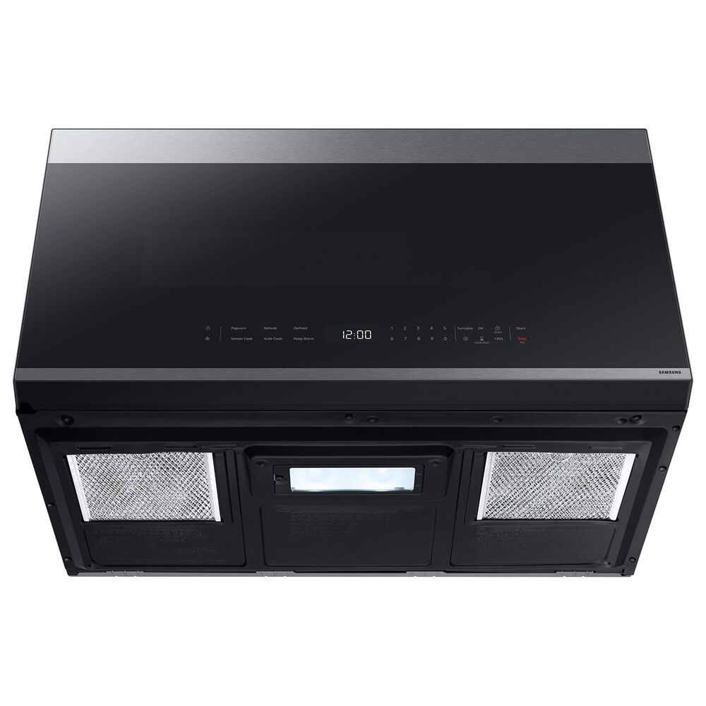 Samsung Bespoke Bespoke 2.1 Cu. Ft. Smart Over-The-Range Microwave with Glass-Touch Controls and LCD Display in Fingerprint Resistant Stainless Steel, , large