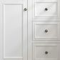 James Martin Vanities De Soto 30" Single Bathroom Vanity in Bright White with 3 cm Eternal Marfil Quartz Top and Rectangular Sink, , large