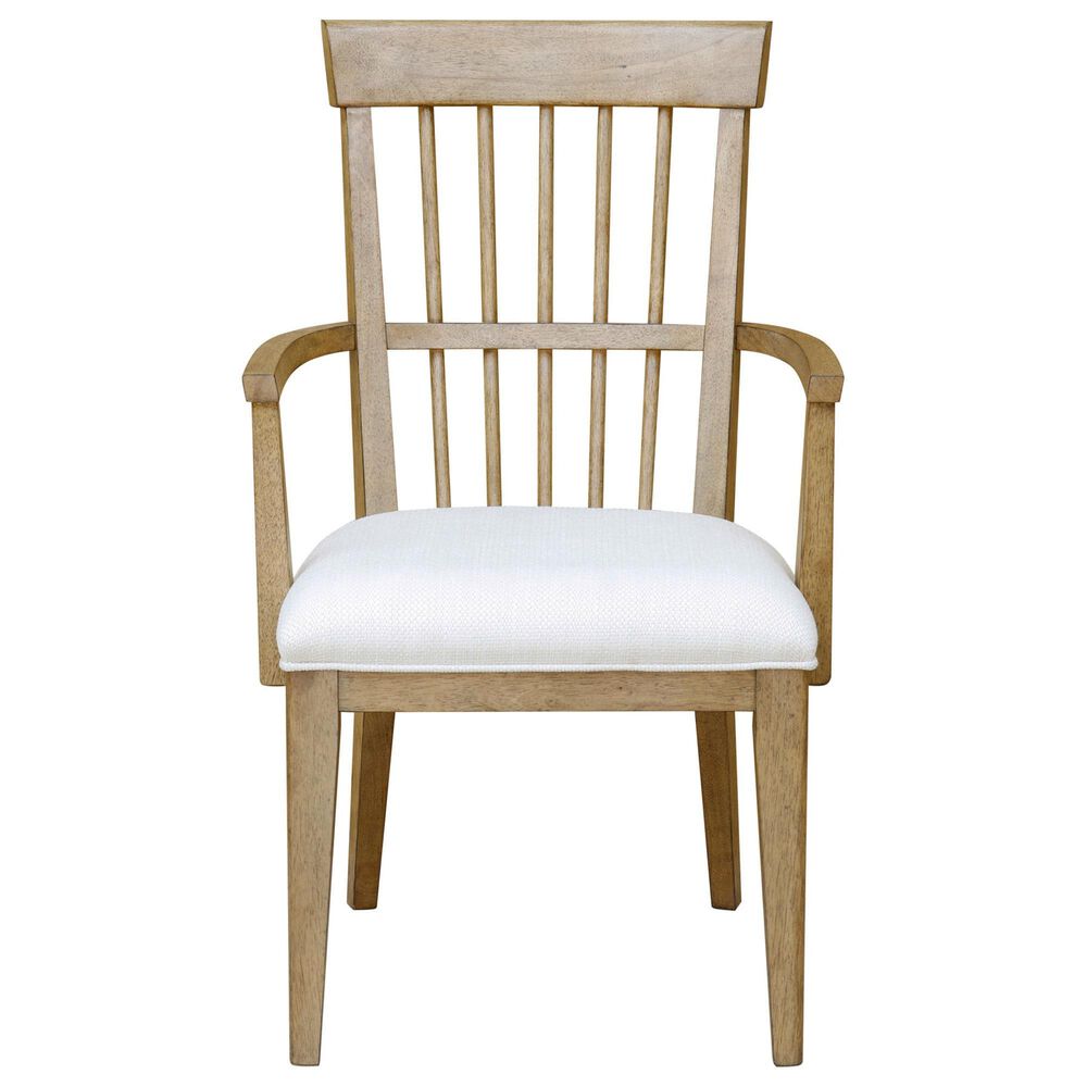 Drew and Jonathan Home Catalina Arm Chair in Light Brown, , large