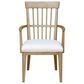Drew and Jonathan Home Catalina Arm Chair in Light Brown, , large