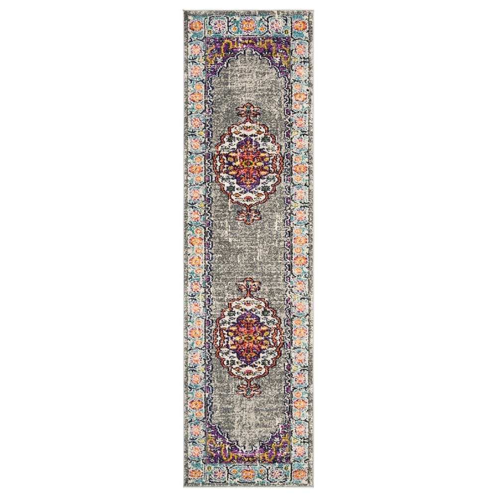 Safavieh Monaco MNC246L-212 2&#39;2&quot; x 12&#39; Violet/Light Blue Runner, , large