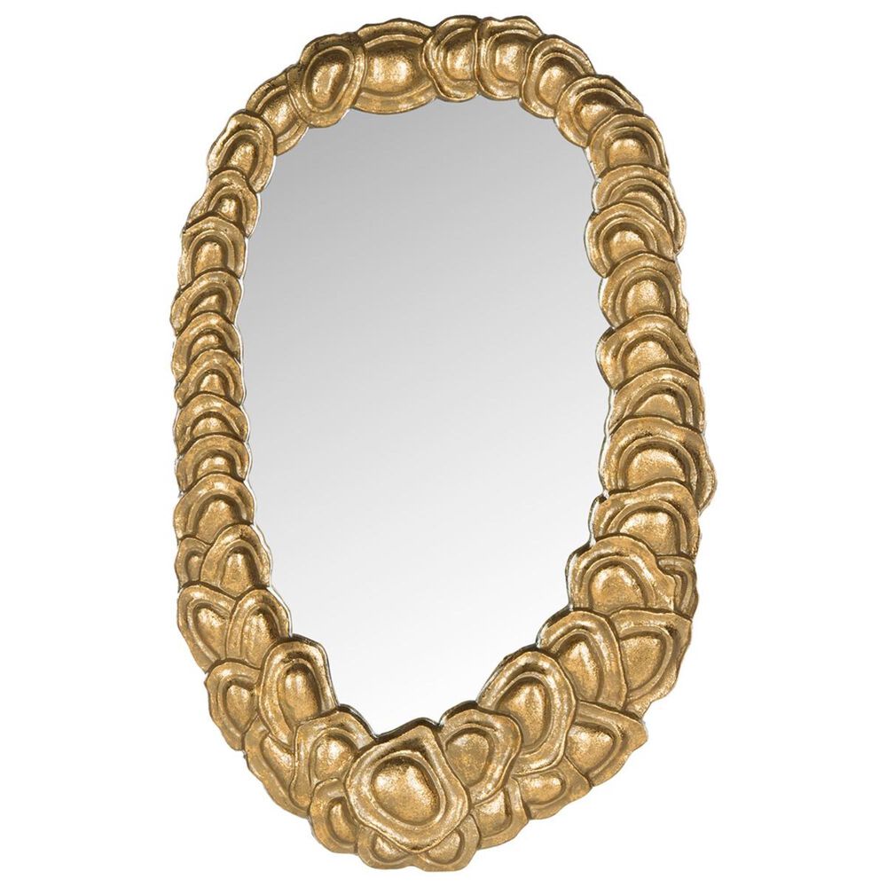 37B Garland Mirror in Antique Gold, , large