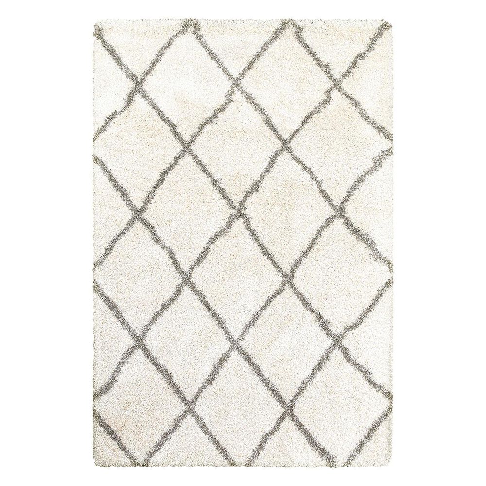 Oriental Weavers Henderson 90W 6"7" x 9"6" Ivory/Grey Area Rug, , large