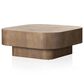Four Hands Grass Roots Blanco Coffee Table in Warm Umber Burl, , large