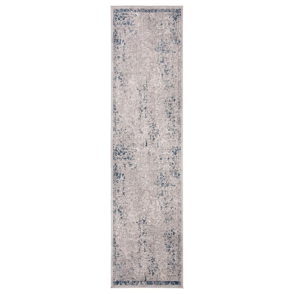 Safavieh Invista Transitional 2" x 8" Grey and Blue Runner, , large