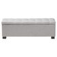 Baxton Studio Roanoke Upholstered Storage Ottoman Bench in Grayish Beige, , large