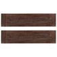 HOMLUX Carlisle Outdoor Bench in Dark Brown and White (Set of 2), , large