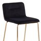 Lumisource Casper Counter Stool in Black/Gold (Set of 2), , large