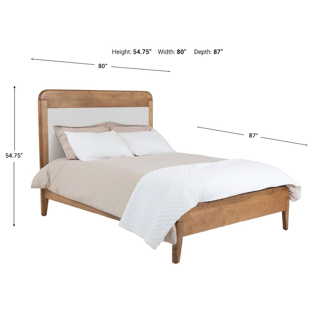 Archbold Furniture Warren King Platform Bed in Harvest, , large
