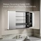 Kohler Maxstow 32" x 24" Lighted Medicine Cabinet in Dark Anodized Aluminum, , large