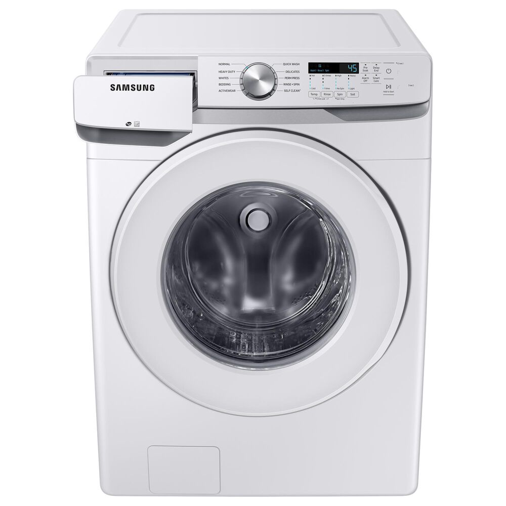 Samsung 4.5 Cu. Ft. Front Load Washer with Shallow Depth in White