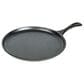 Lodge 10.5" Round Cast Iron Griddle in Black, , large