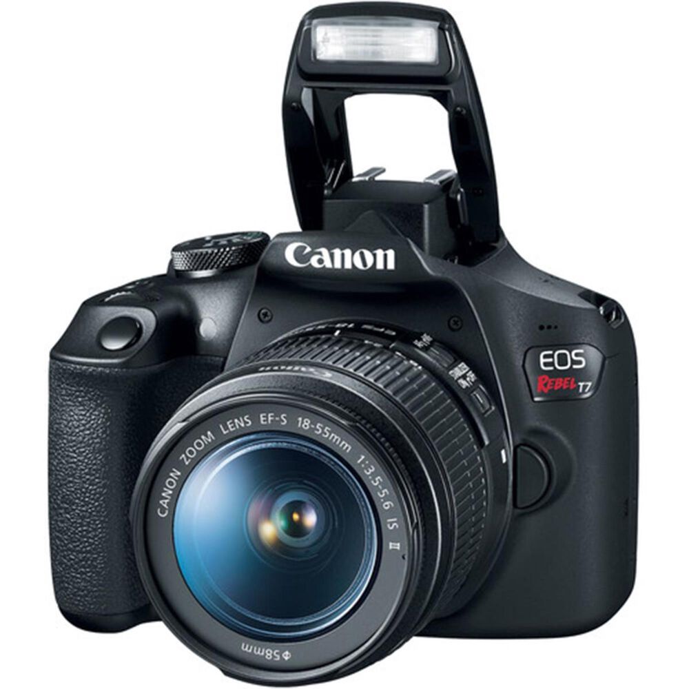 Canon EOS Rebel T7 DSLR Camera with 18-55mm Lens in Black, , large