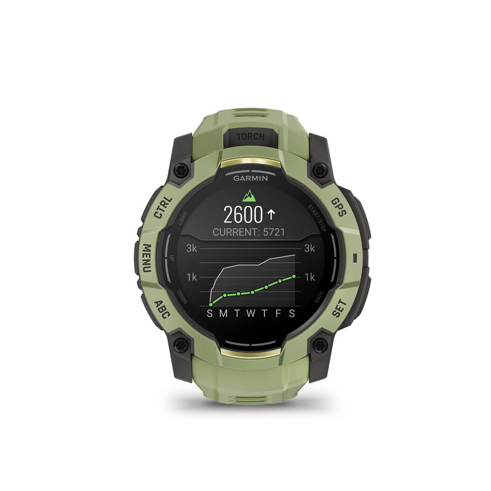 Garmin Instinct 3   50 mm, AMOLED Fern Green with Fern Green Band, , large