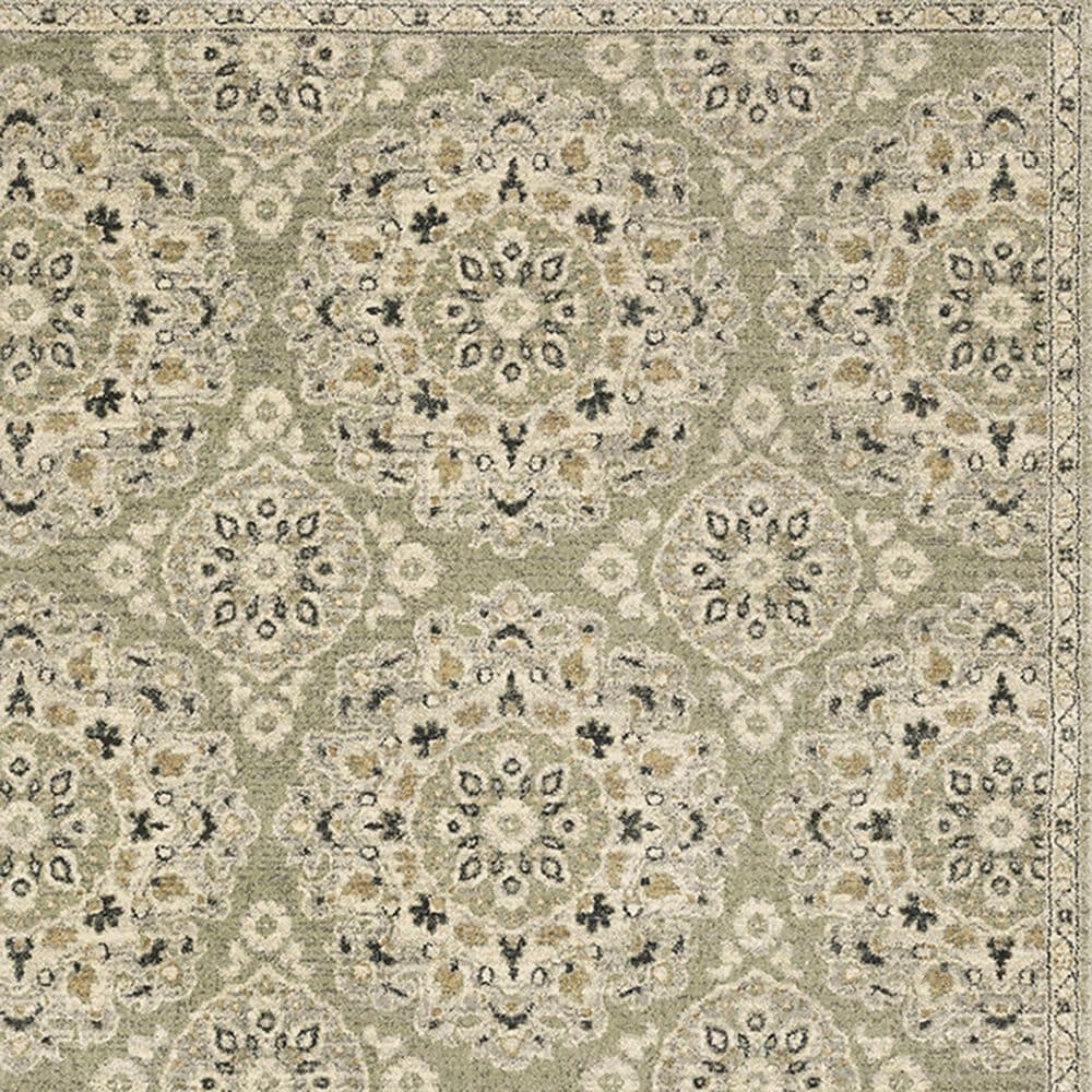 Oriental Weavers Florence Toccoa 4334E 6&#39;7&quot; x 9&#39;6&quot; Green Area Rug, , large