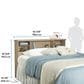 Sauder River Ranch Full/Queen Bookcase Headboard in Harvest Walnut, , large