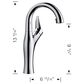Blanco Artona 1.5 GPM Bar Faucet in Stainless Steel and Coal Black, , large