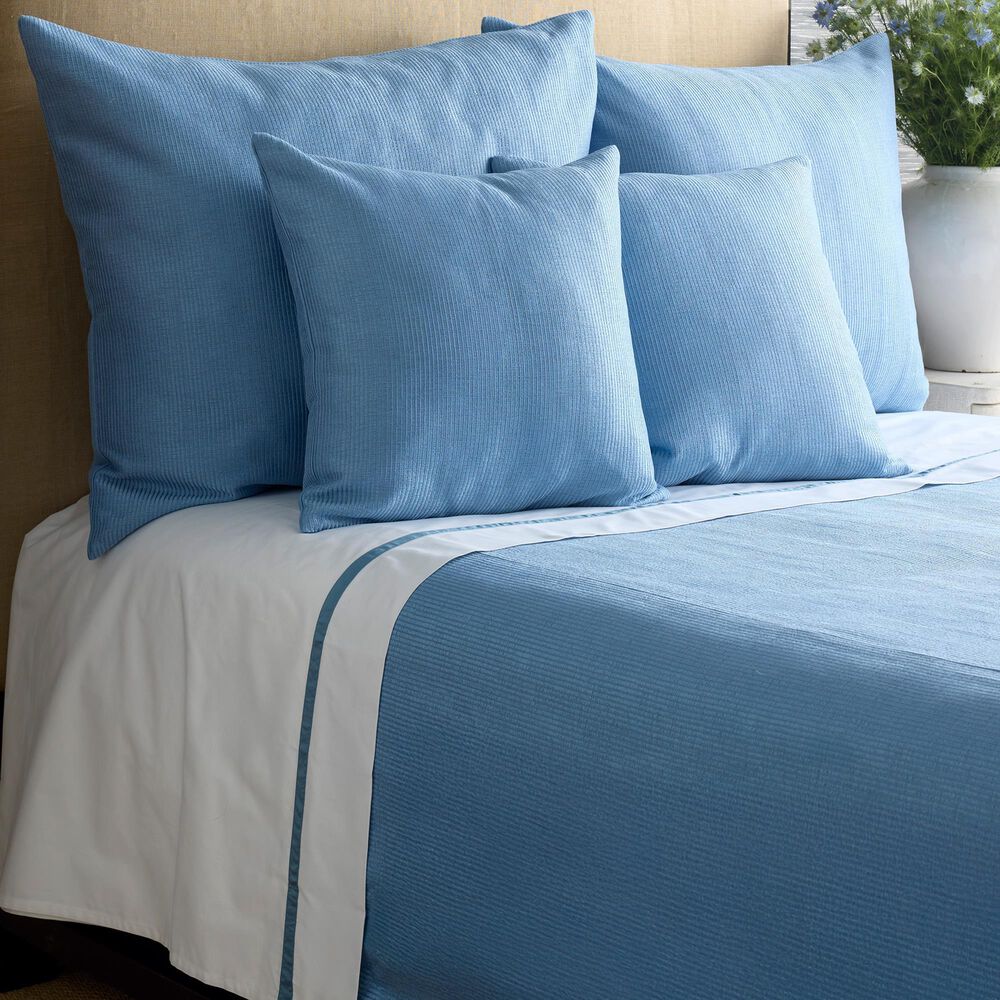 Ann Gish Lamina 22" x 22" Square Throw Pillow in Blue, , large