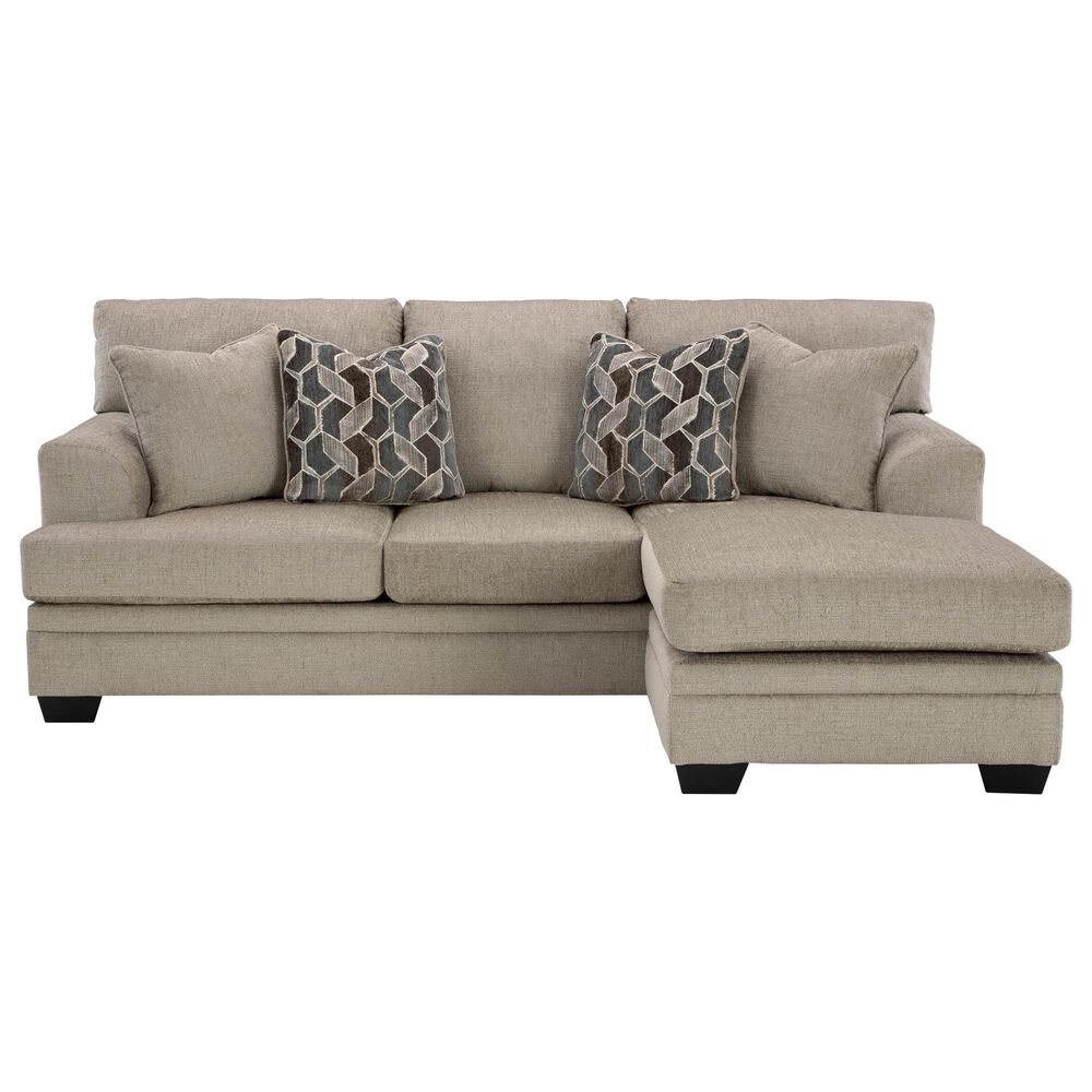 Ashley Stonemeade Stationary Sofa Chaise in Taupe, , large