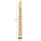 Maple and Jade 60" Handmade Tall Floor Cutout Post Decorative Sculpture in Light Brown and Black, , large