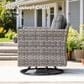 HOMLUX 3-Piece Outdoor Conversation Set in Dark Gray Stripes, , large