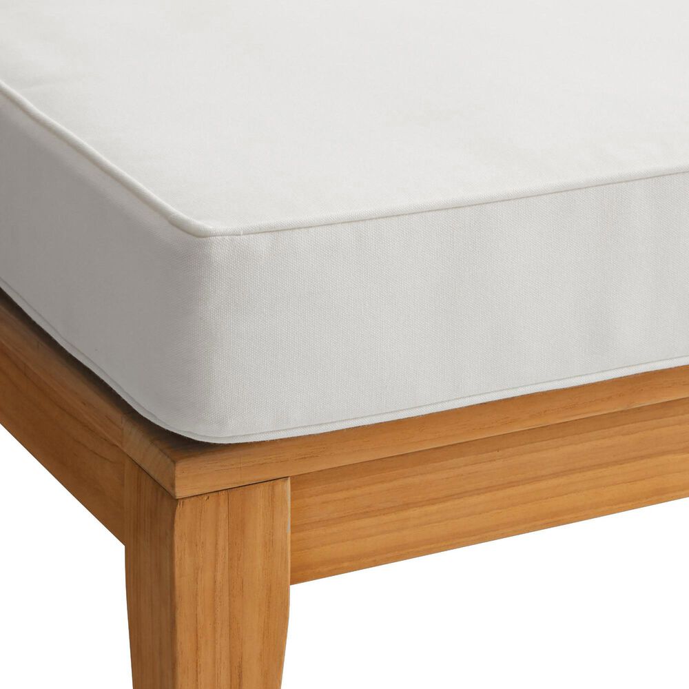 Linon Home Decor Fontana Patio Armless Chair in Antique White, , large