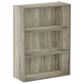 HOMLUX 3-Tier Open Shelf Bookcase in Sonoma Oak, , large